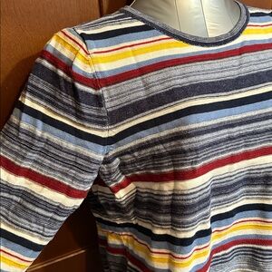 Alia Multicolor Striped Long Sleeve Top